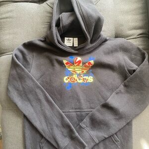 Adidas Black Cozy Graphic Hoodie